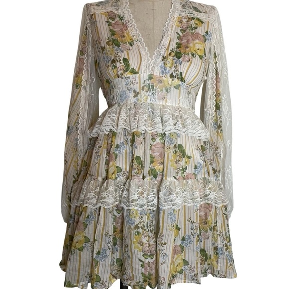 Spell Dresses & Skirts - Spell and The Gypsy Collective Dress Women's Small Lace Yellow Boho Hippie
